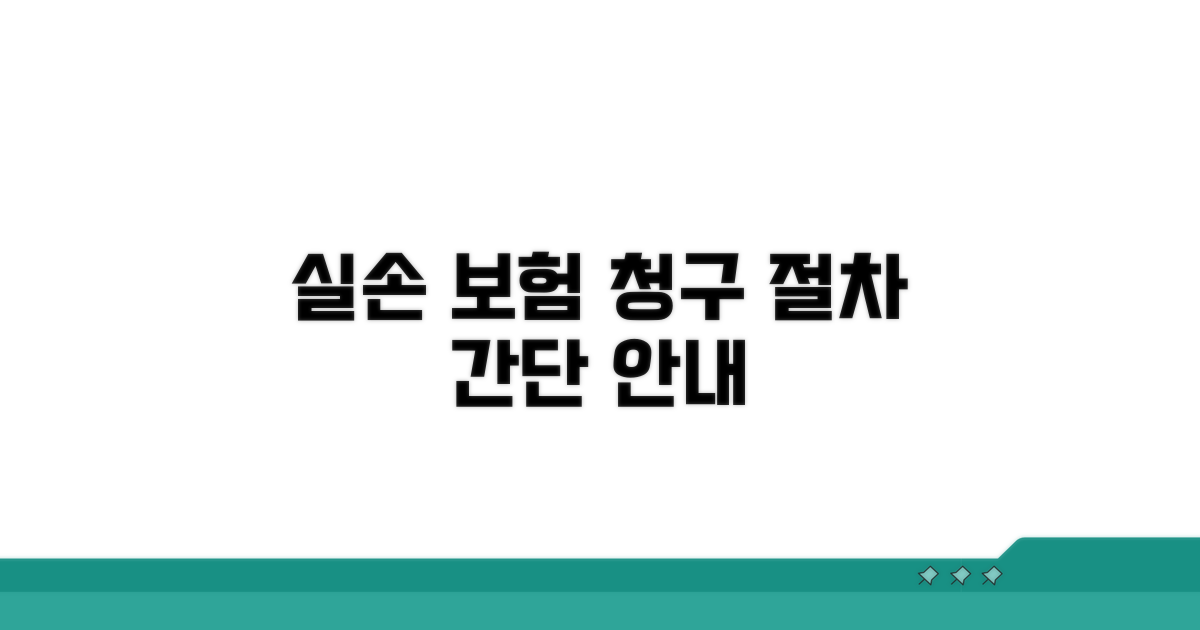 치료비 실손 보험 청구 절차 안내