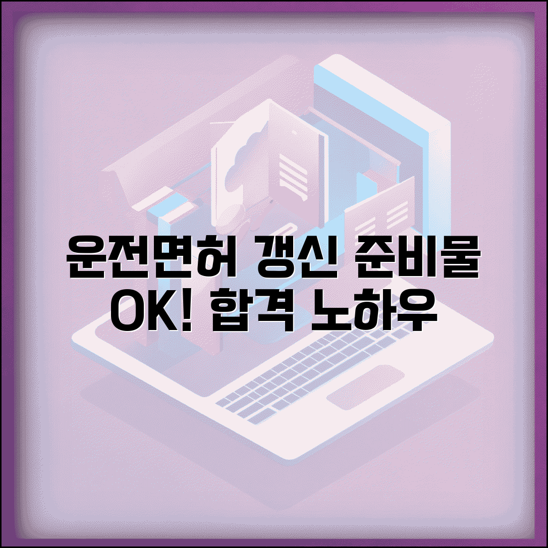 운전면허 적성검사 갱신 준비물 | 신분증 수수료 건강진단서 준비하고 검사 통과