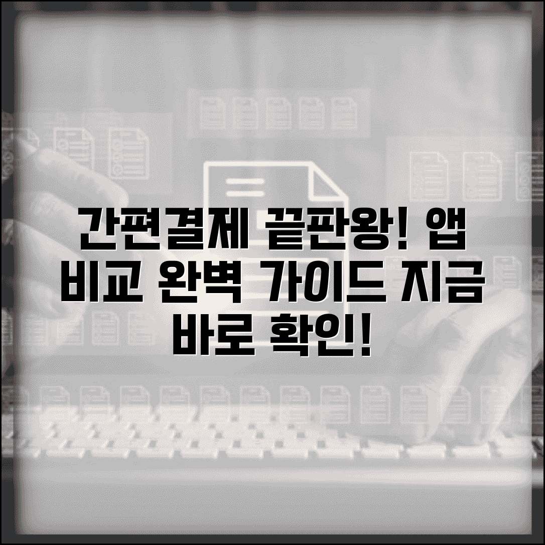 간편결제 앱 추천 | 간편결제 서비스 비교와 사용법 완벽가이드