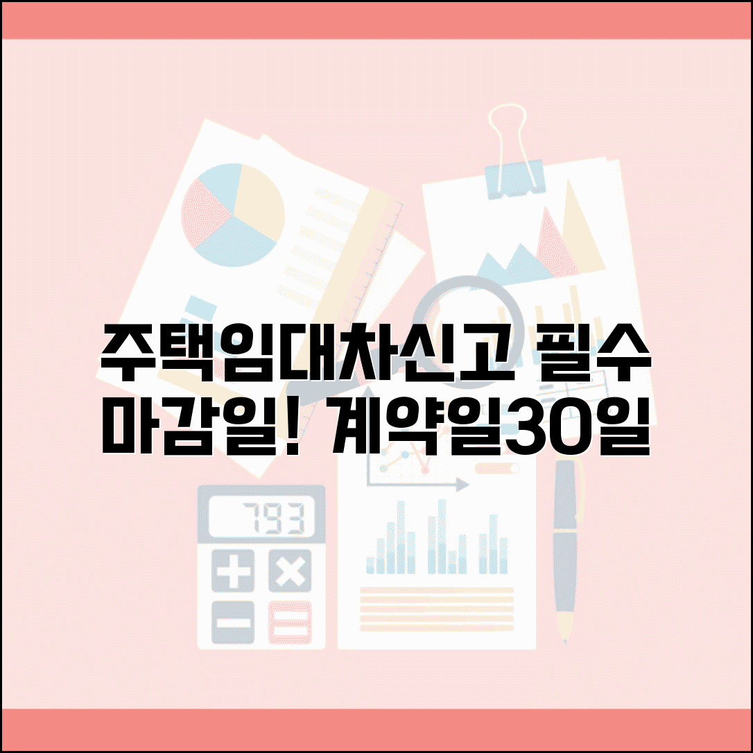 주택임대차신고기간 꼭 지켜야 할 날짜 | 계약일 기준 30일 이내