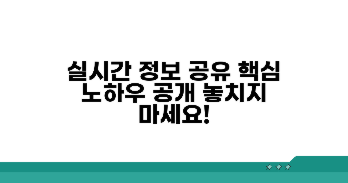 최신 정보 실시간 공유 노하우