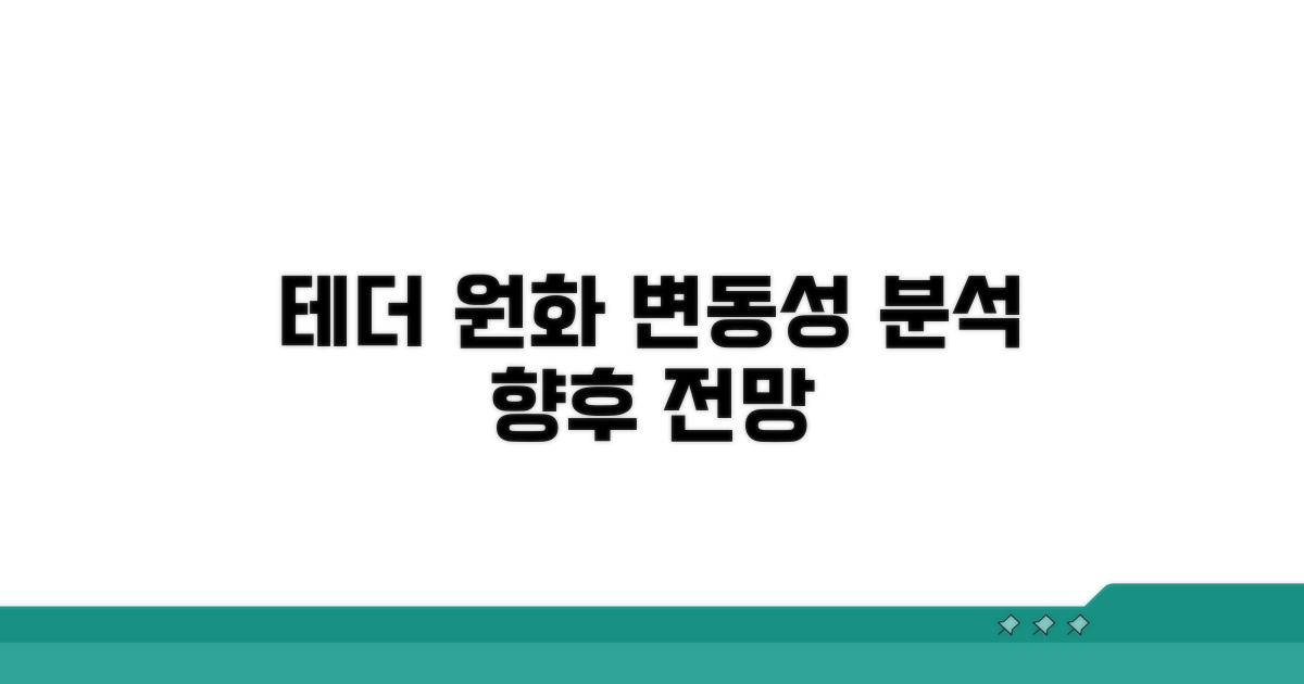 테더 원화 환율, 변동성 분석과 전망