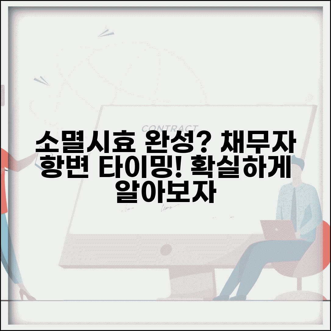 소멸시효 완성채권 확인방법 | 채무자 항변 가능 시점 판단