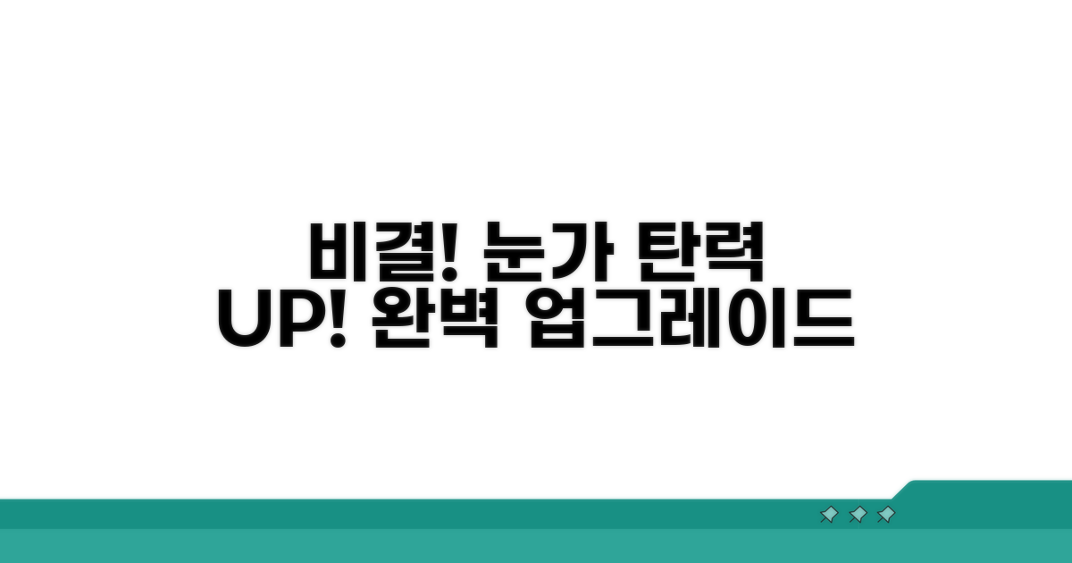 업그레이드된 효과, 눈가 탄력 되찾는 비결