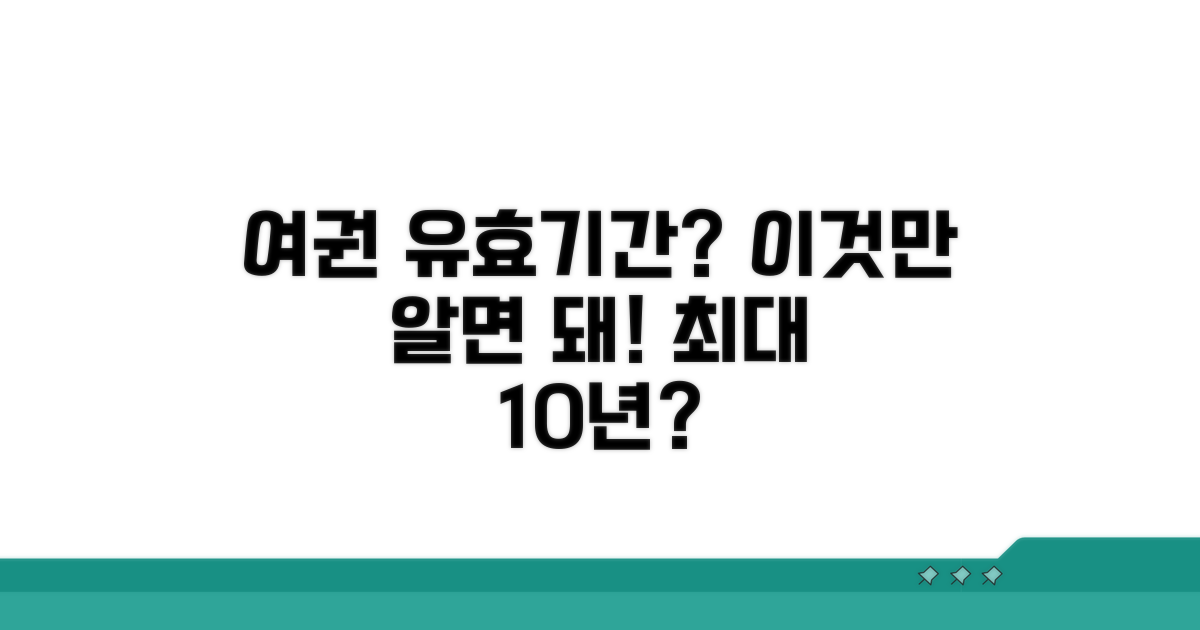 여권 유효기간, 몇 년까지 쓸까?