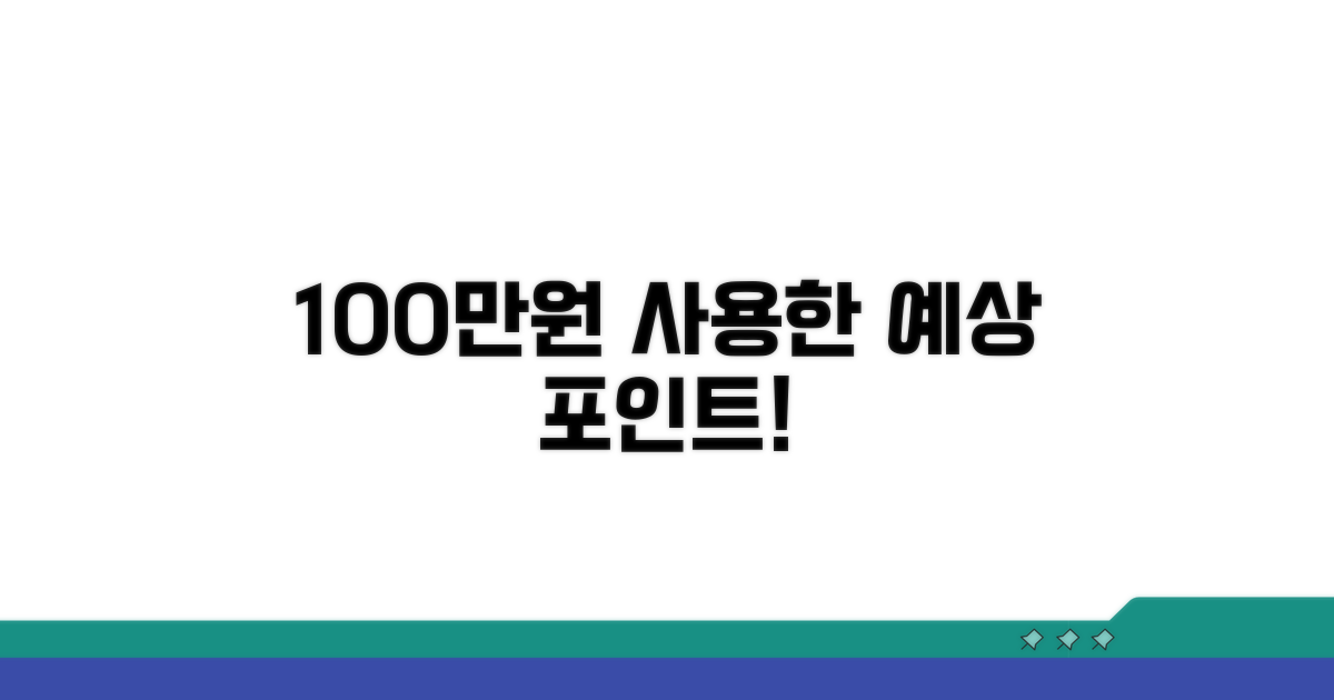 100만원 사용 시 예상 포인트