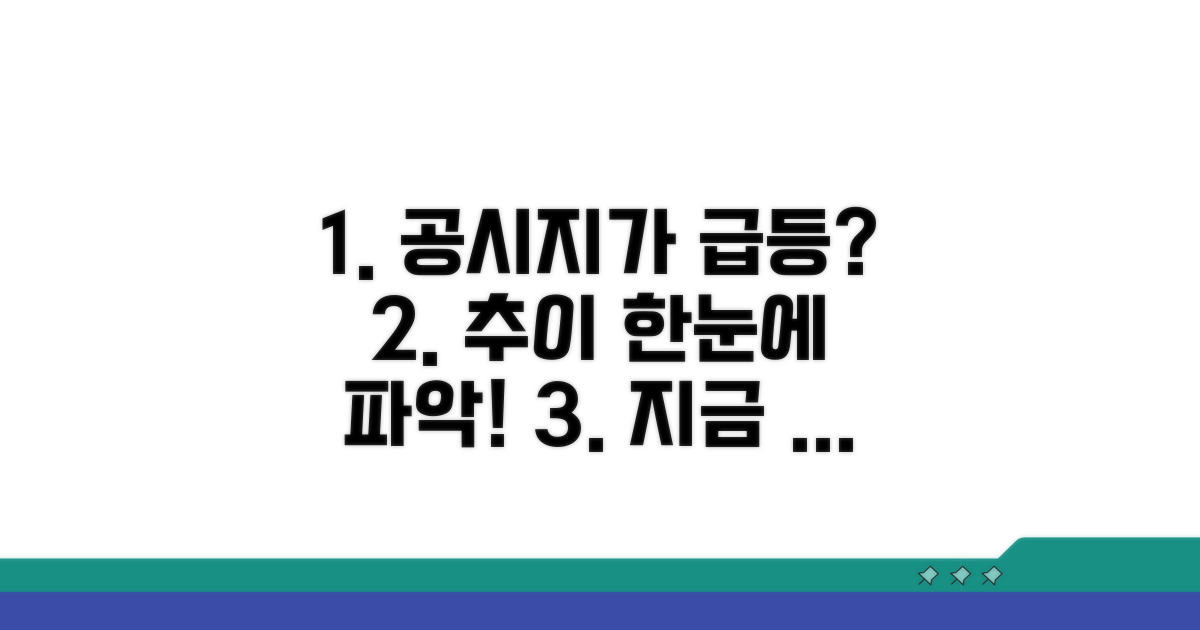 공시지가 변동 추이 파악 방법