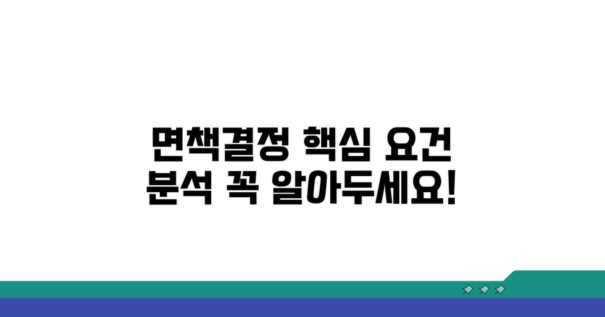 면책결정 받는 핵심 요건 분석