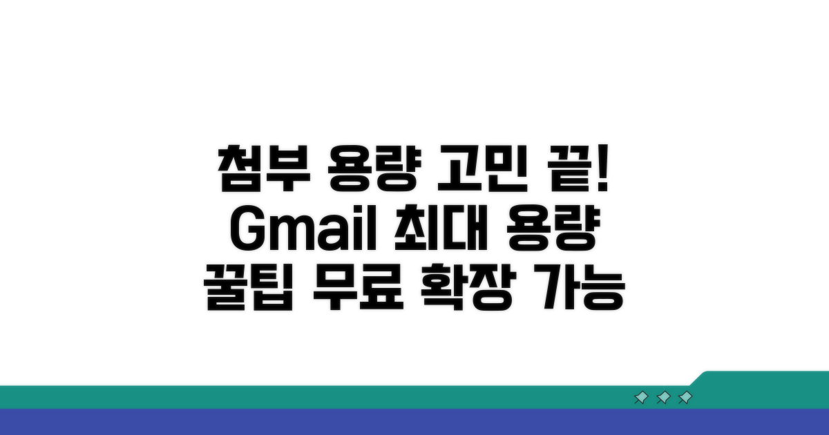 지메일 첨부 용량 걱정 끝!