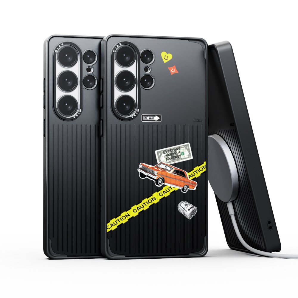 미아크 갤럭시 맥세이프 케이스 무드 스티커 포함 실버, 갤럭시S26 플러스 상세 이미지 1