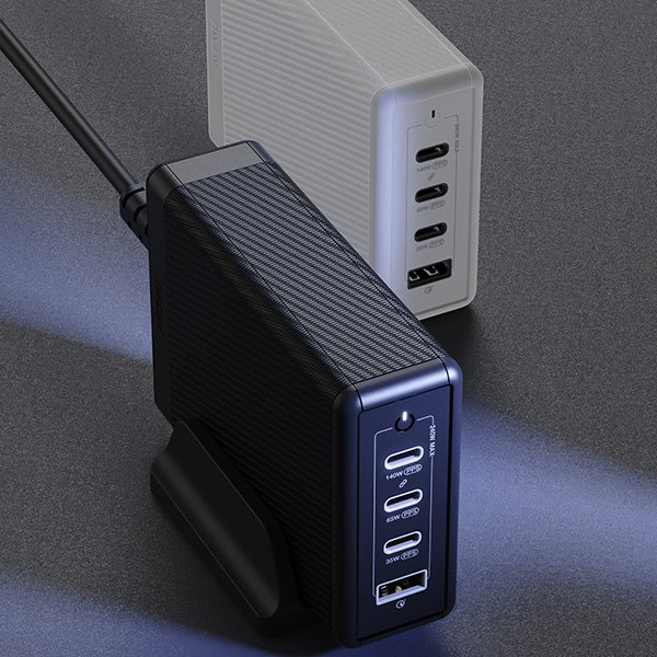 PD3.1 240W PPS GaN 접지 멀티 초고속 충전기 GN310 블랙 상세 이미지 2