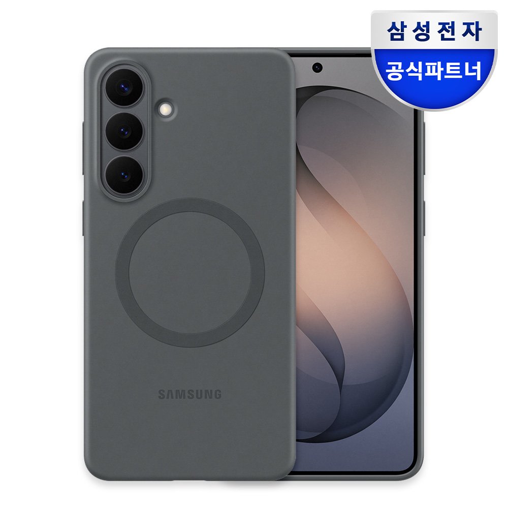 삼성 맥세이프 실리콘 마그넷 케이스 블랙, 갤럭시S26 플러스 상세 이미지 1