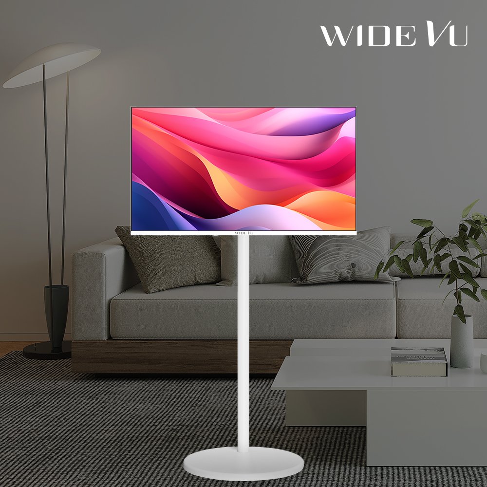 와이드무빙뷰 화이트에디션 삼탠바이미 셋트 81cm(32인치) HD 스마트 이동식 TV 중소바이미 삼텐바이미 V1 셀프설치가능 상세 이미지 1