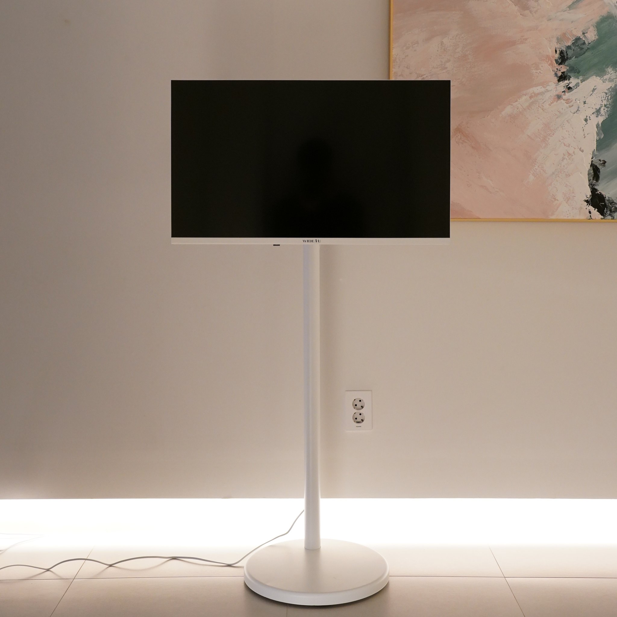 와이드무빙뷰 화이트에디션 삼탠바이미 셋트 81cm(32인치) HD 스마트 이동식 TV 중소바이미 삼텐바이미 V1 셀프설치가능 상세 이미지 1