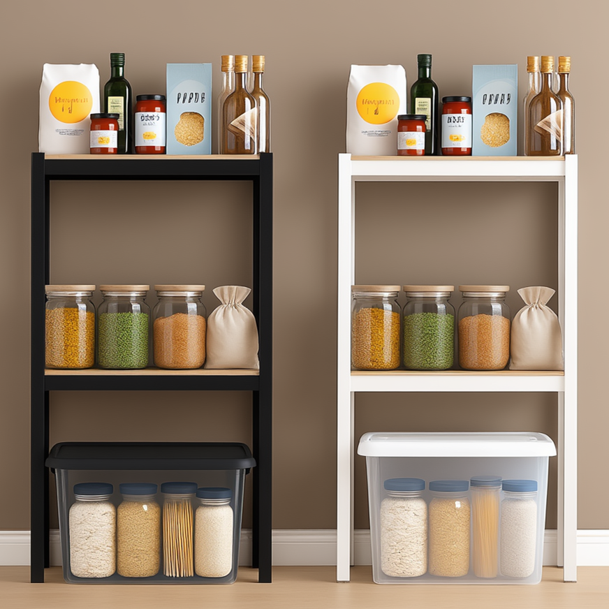 선반 수납선반 다용도 팬트리 모듈 거실 선반장 홈던트하우스 300x300x600 2단 상세 이미지 1