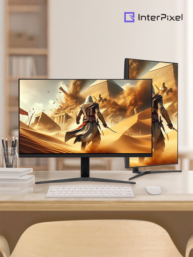 인터픽셀 IPQ3244 QHD IPS 165Hz 피벗 게이밍 모니터 80~81cm(32인치), 무결점 상세 이미지 1