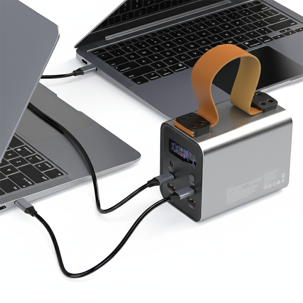 보조배터리60000 C타입 초고속 미니 차박 노지 고속충전 노트북충전 대용량보조배터리 상세 이미지 1