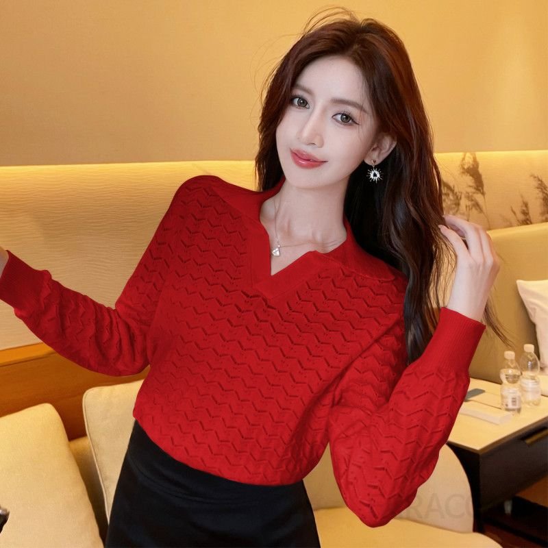 여성 오버핏 꽈배기 케이블 니트 스웨터 루즈핏 울 혼방 가을겨울 데일리 캐주얼 스타일 상세 이미지 1