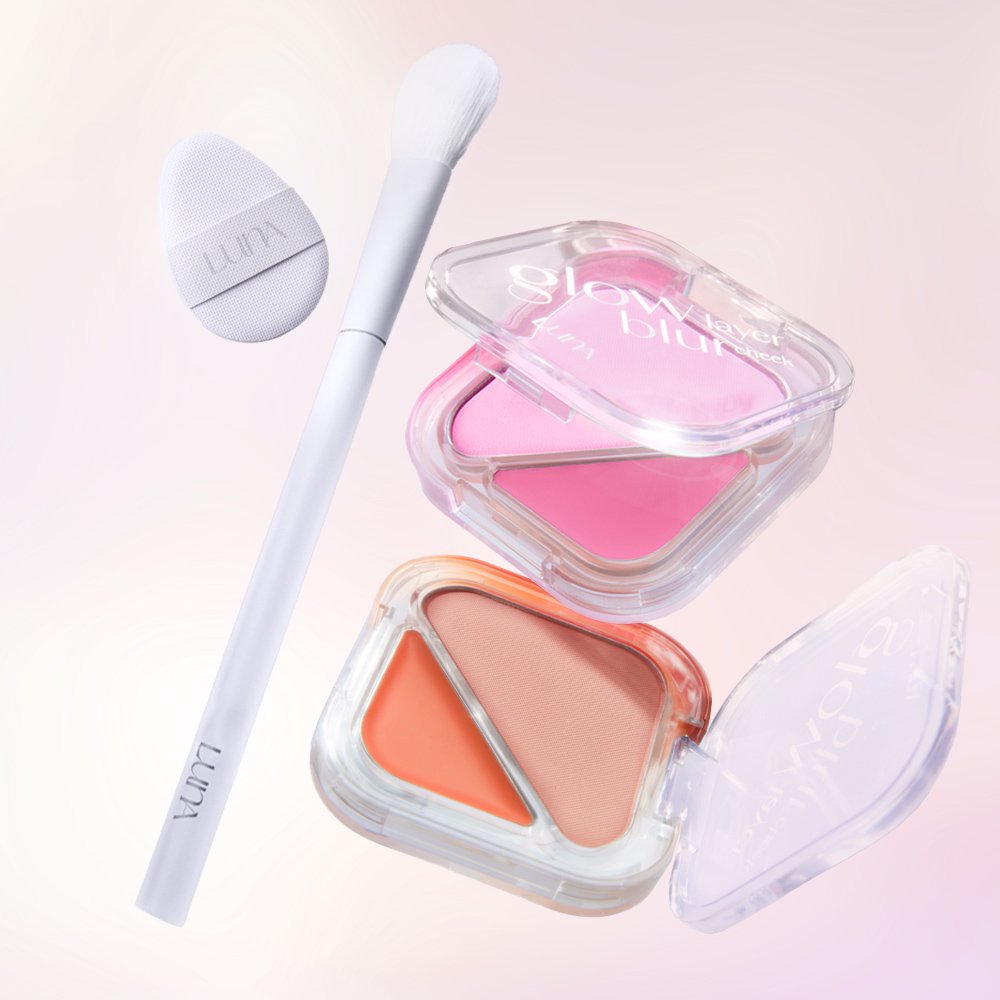 루나 글로우 레이어 블러 치크 8.5g + 브러쉬 퍼프 1개 기획세트 상세 이미지 1