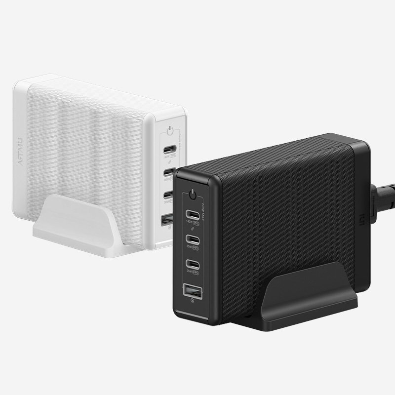 PD3.1 240W PPS GaN 접지 멀티 초고속 충전기 GN310 화이트 상세 이미지 1