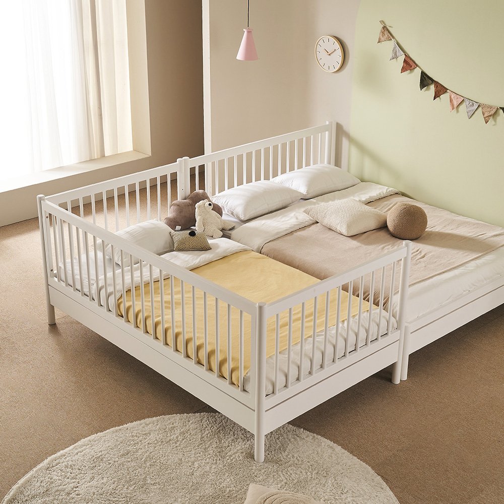 장인가구 뉴피터 SE0 어린이 원목 저상형 침대 프레임 기본형 Q 상세 이미지 1