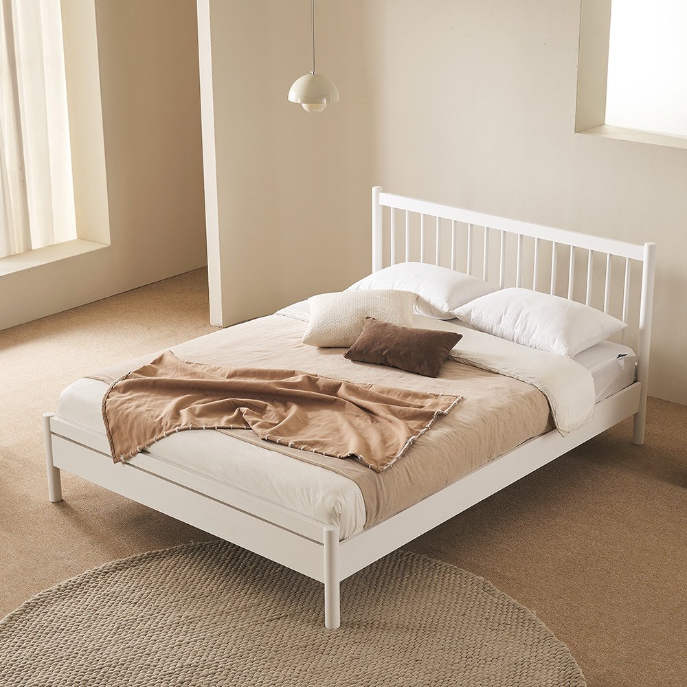 장인가구 뉴피터 SE0 어린이 원목 저상형 침대 프레임 기본형 Q 상세 이미지 1