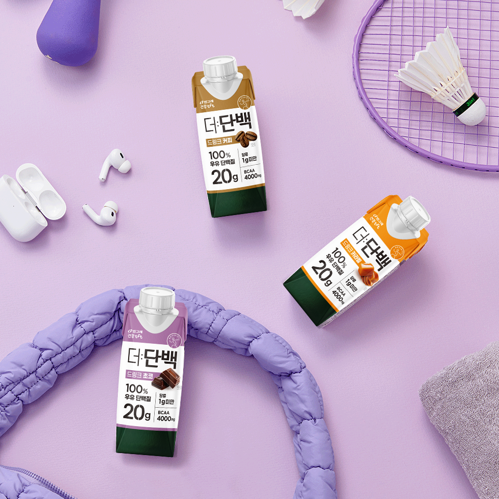 빙그레 더단백 250ml 6종 혼합 18개 단백질 음료 상세 이미지 1