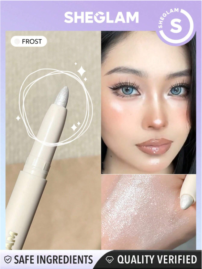 쉬글램 화이트 펜슬 하이라이터 애교살라이너 무펄/펄 sheglam 빅 앤 브라이트 상세 이미지 2