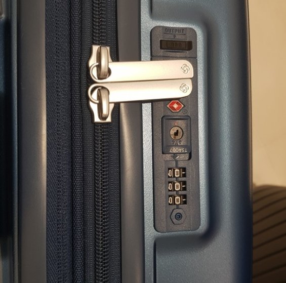 샘소나이트 폴리카보네이트 68cm 25인치 캐리어 확장형 고급 와인색 퍼플 경량 여행용 상세 이미지 2