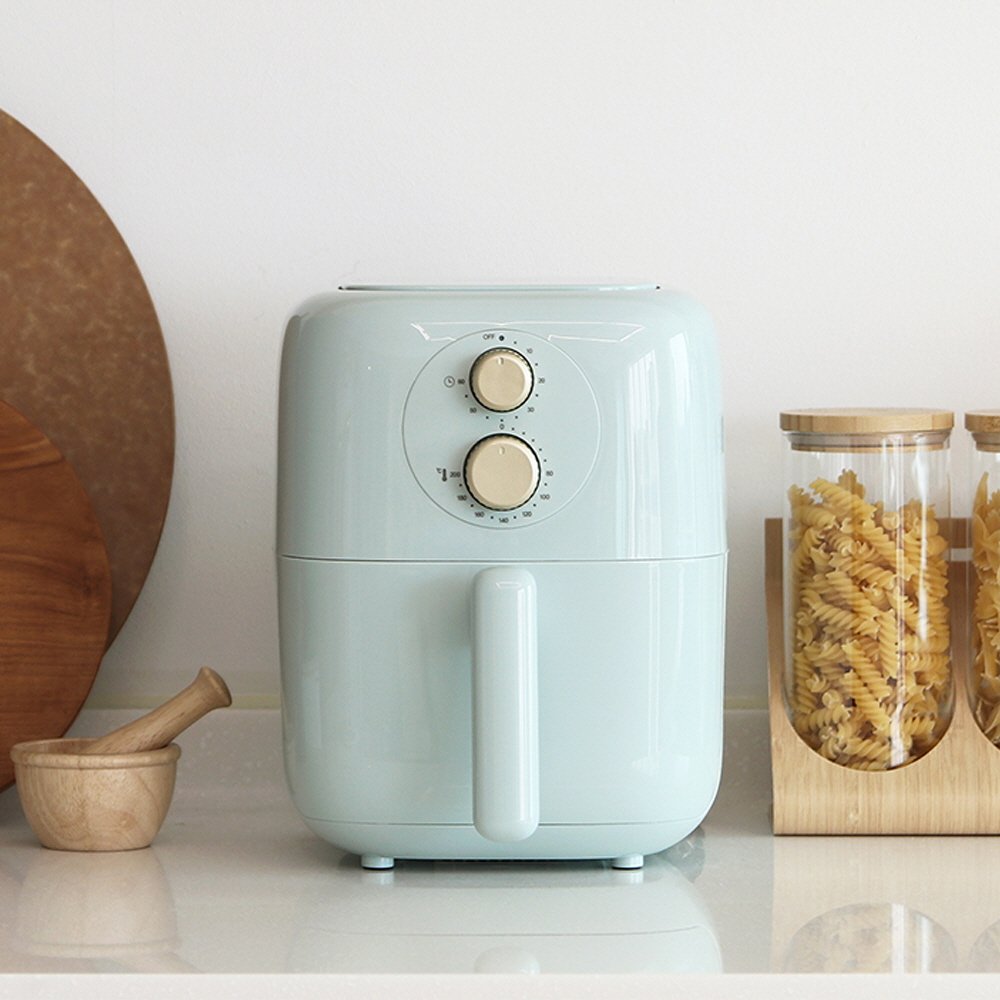 가정용 소형 에어프라이어 미니 에어프라이어 스텐받침포함 상세 이미지 2