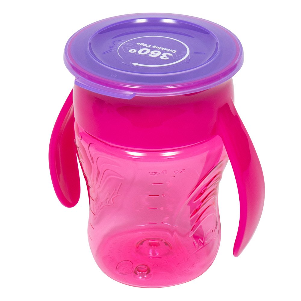 와우컵 베이비 트라이탄 스파우트컵 뚜껑포함 207ml, 1개, 핑크 상세 이미지 2