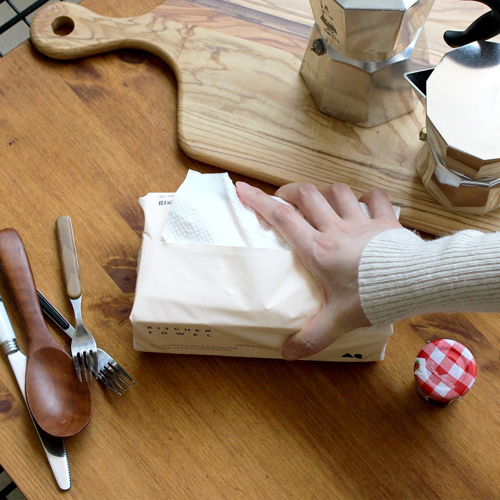 올챌린지 도톰한 3겹 뽑아쓰는 키친타올 100매 4개+4개+1개 100%천연펄프 상세 이미지 1