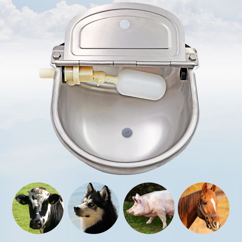 자동 304 스텐 대형견 강아지 소 말 양 돼지 가축 물통 급수통 식수대 물 대야 양동이 급수기 상세 이미지 2