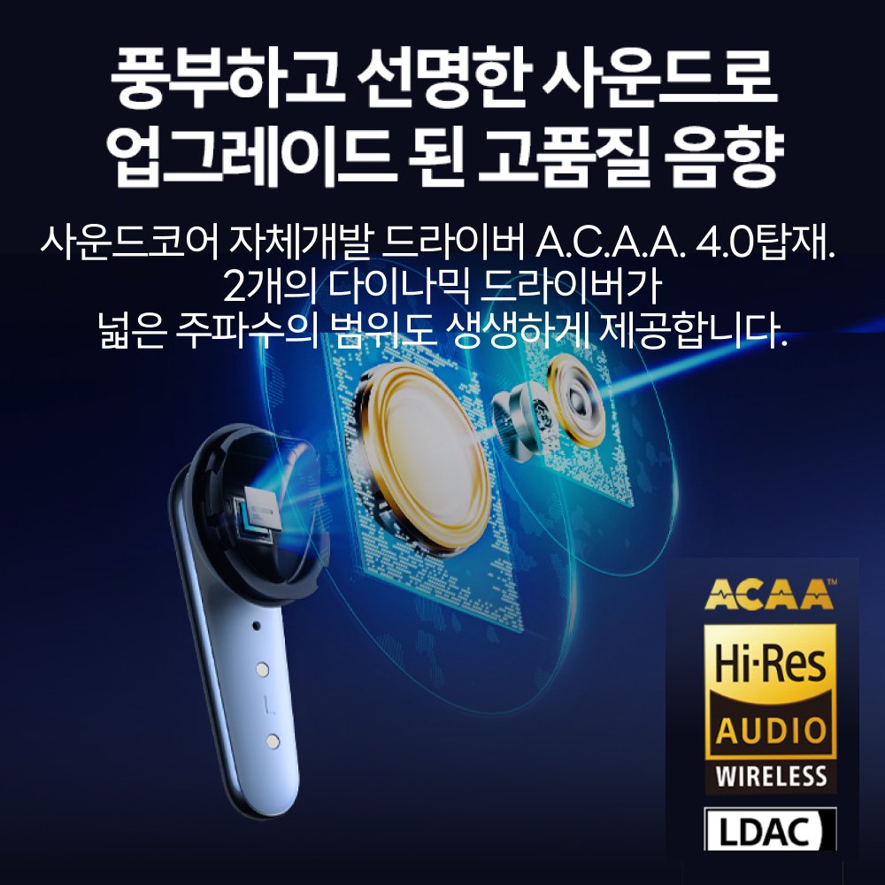 앤커 사운드코어 리버티4 프로 노이즈캔슬링 블루투스 이어폰 A3954 상세 이미지 2